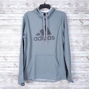 Adidas Mens Hoodie S Gray 162